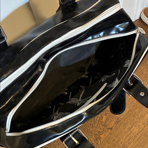 Lululemon Athletica Black Bag with Dragonfly Accent👵MT - Picture 5 of 6